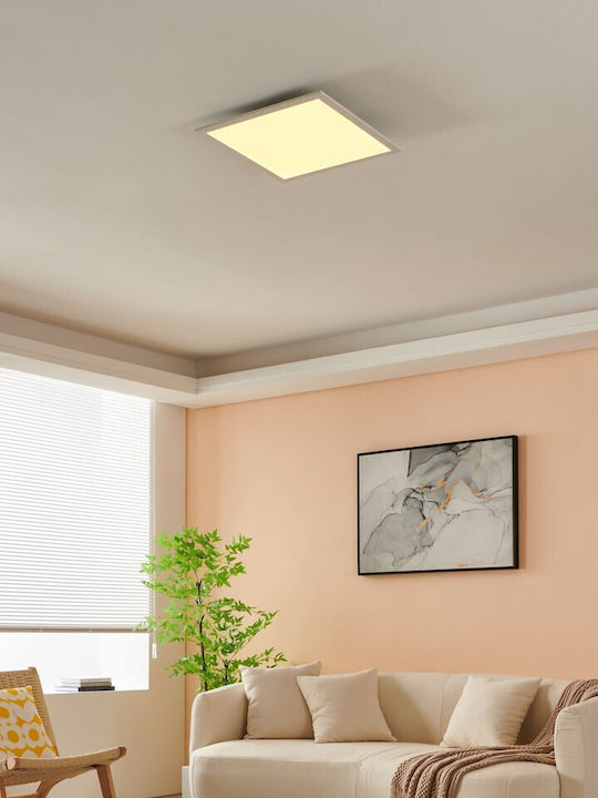 Eglo Salobrena Τετράγωνο Χωνευτό LED Panel 21.5W με Ρυθμιζόμενο Λευκό Φως 45x45εκ.