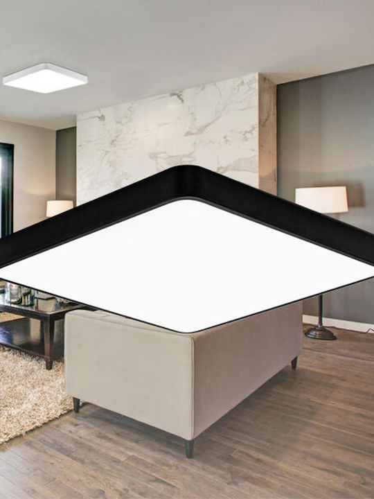 Braytron Τετράγωνο Εξωτερικό LED Panel 45W με Ρυθμιζόμενο Λευκό Φως 50x50εκ.