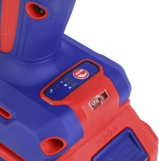 Emtop ECIWL2085 Brushless Impact Wrench Battery 20V 2x4Ah with Socket 1/2"