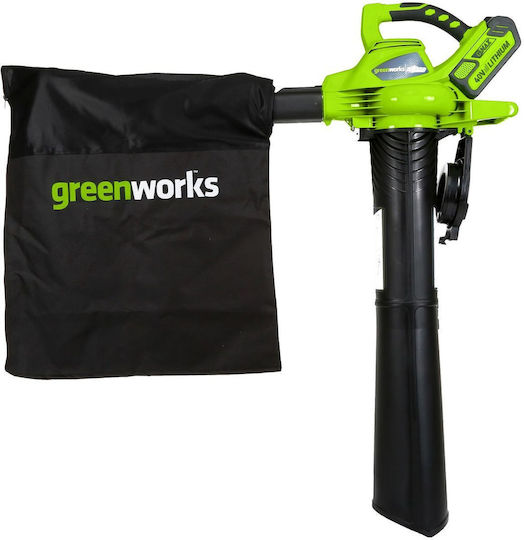 Greenworks Laubbläser Handheld mit 1 Akku 4Ah