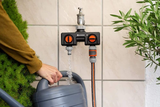 Gardena 08193-20 Διακλαδωτής και Σετ με Συνδέσμους με Διακόπτη 33.3mm