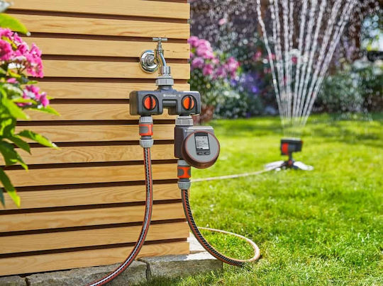 Gardena 08193-20 Διακλαδωτής και Σετ με Συνδέσμους με Διακόπτη 33.3mm