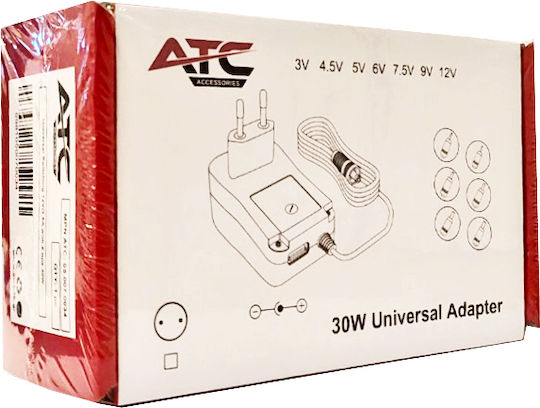 ATC Τροφοδοτικό LED Ισχύος 30W με Τάση Εξόδου 5V