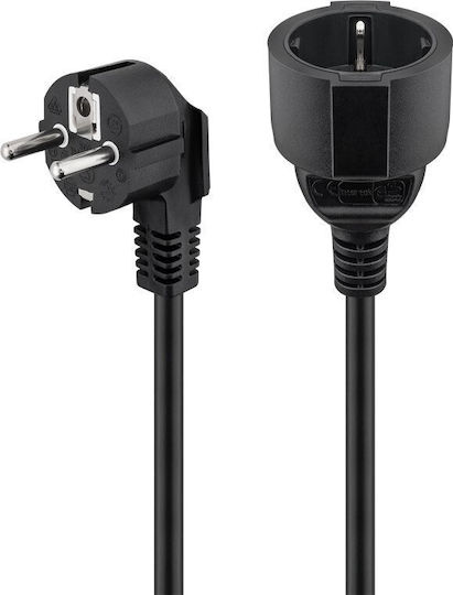 Microconnect Extension Cable Cord 3 x 1.5mm²/10m Black