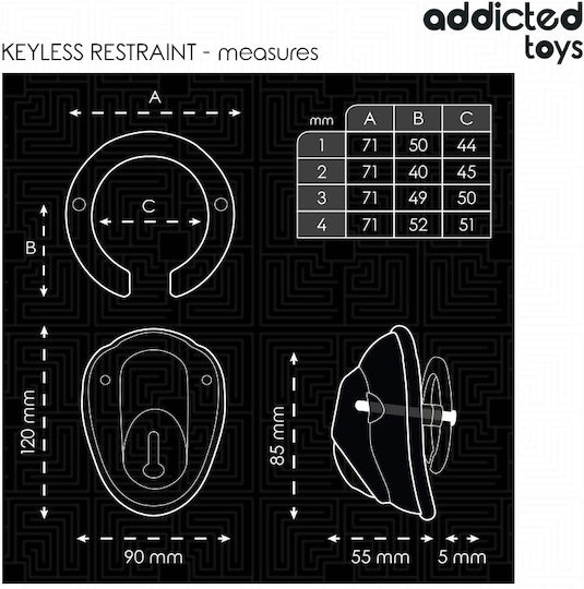 Addicted Toys Penis Cage in Black Color