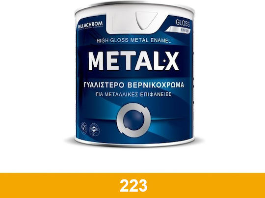 Pellachrom Βερνικόχρωμα Διαλύτου Metal-X 0.75lt 223 Γυαλιστερό