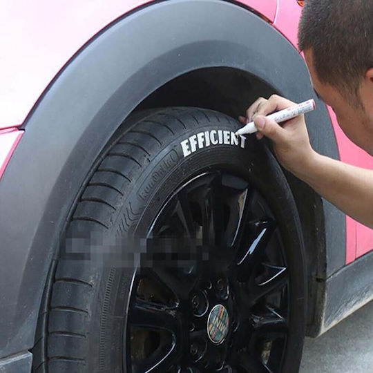 Carsun C6119 Στυλό Επιδιόρθωσης για Γρατζουνιές Αυτοκινήτου Αδιάβροχο Στυλό Ελαστικών Λευκό Λευκό