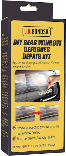 Locbondso DIY Rear Window Defogger Repear Kit Επιδιόρθωσης για Τζάμια-Παρμπρίζ Αυτοκινήτου