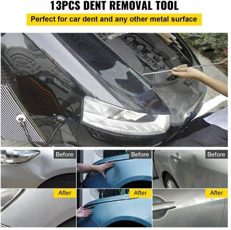 Vevor Kit Reparator pentru Adâncituri Autoturism Gri 13buc