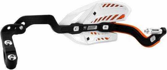 Cycra Motorcycle Protective Hand Guards in Orange Colour