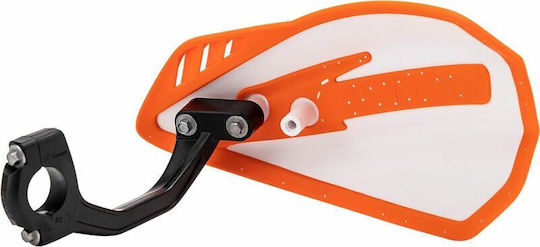 Cycra Motorcycle Protective Hand Guards in Orange Colour