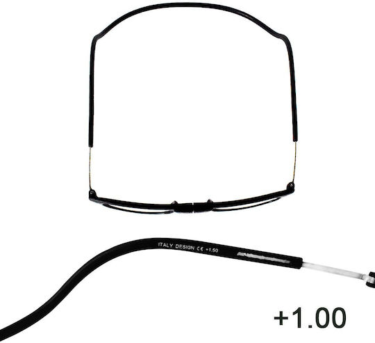 Ingco Ochelari de Muncă cu Mărire cu Negri Lentile +1.00 1buc