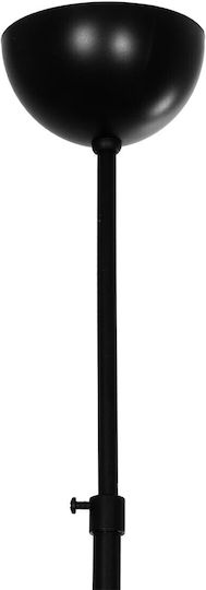 GloboStar Blazeo Pendant Light Black Bell with Socket E27 40x40x40cm