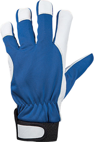 Stenso Gloves for Work Cold-Resistant Blue Leather 1pcs