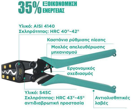 Proskit CP-251B Πρέσα Ακροδεκτών