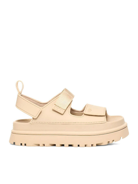 GoldenGlow Women's Flat Sandals sea salt Regular Fit