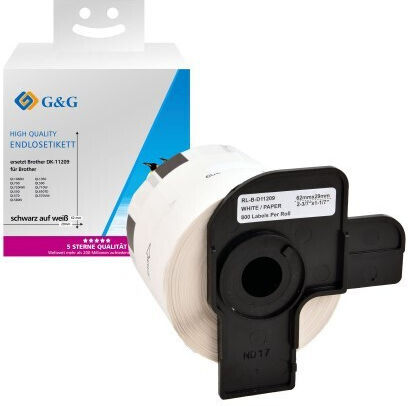 G&G Autocolante Autoadezive pe Rolă 29x62mm 1buc