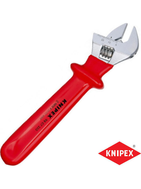 Knipex Cheie franceză Lungime 260mm cu deschidere a falțului până la 34mm și mâner antiderapant