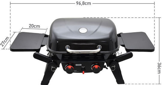 Unimac Portable Gas Grill with 2 pcs 5kW