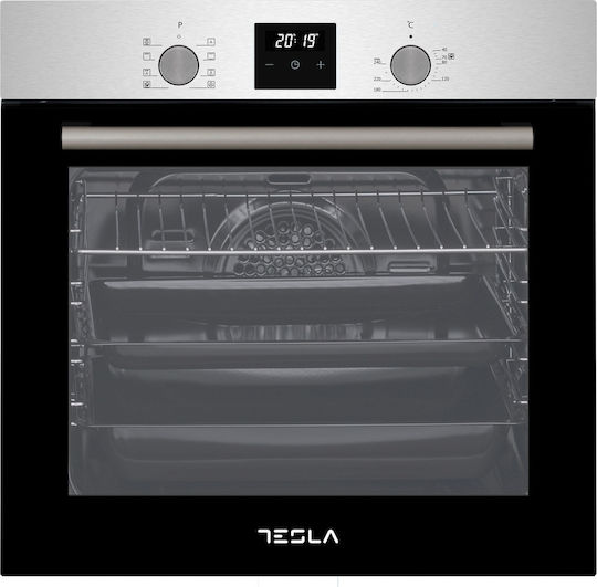 Tesla Φούρνος άνω Πάγκου 60lt Π60εκ. Inox