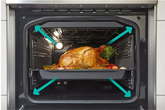 Gorenje Κουζίνα 71lt με Κεραμικές Εστίες Π60εκ. Λευκή