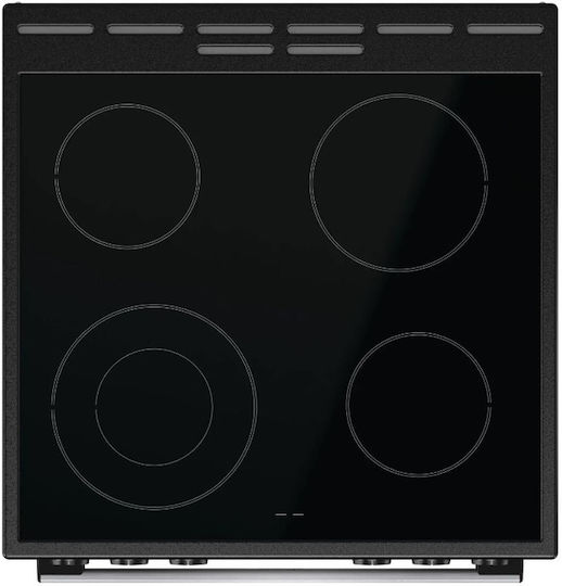Gorenje Κουζίνα 71lt με Κεραμικές Εστίες Π60εκ. Inox