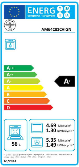 La Germania Aragaz cu Gaz Natural 65lt cu Plite pe Gaz Natural L60cm. Red