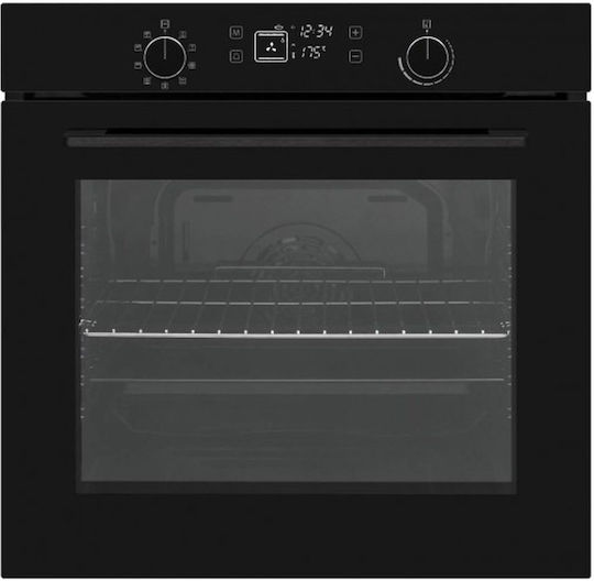 Pyramis PO78082009SBL + PHC61510IFB Φούρνος άνω Πάγκου 78lt με Κεραμικές Εστίες Π59.5εκ. Μαύρος