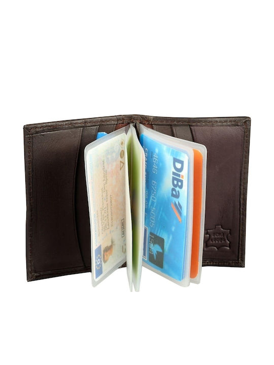 Leather Men's Wallet Cards Black