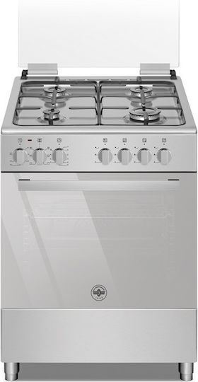 La Germania Κουζίνα 60lt με Εστίες Υγραερίου Π60εκ. Inox