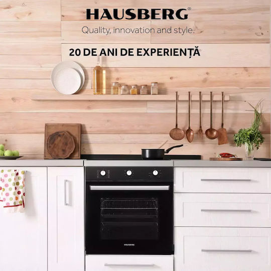 Hausberg HB-8053NG Φούρνος άνω Πάγκου 71lt Π59.4εκ. Inox