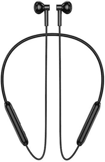 Borofone BE70 In-ear Bluetooth Handsfree Ακουστικά με Αντοχή στον Ιδρώτα Μαύρα