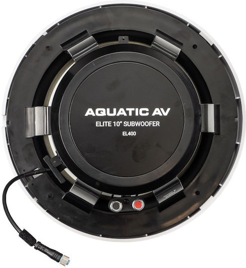 Eval Set Marine-Lautsprecher Subwoofer Elite 10 RGB Wasserdicht mit 300W RMS Schwarz