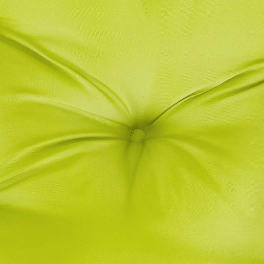 vidaXL Open Green Pallet Sofa Cushion with Backrest 2 pcs