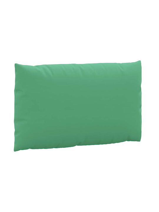 vidaXL Waterproof Sofa Cushion Pallet with Backrest Green 3 Pieces