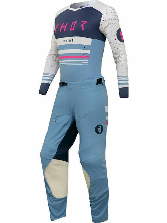 Thor Prime Women's Jersey Motocross Blue