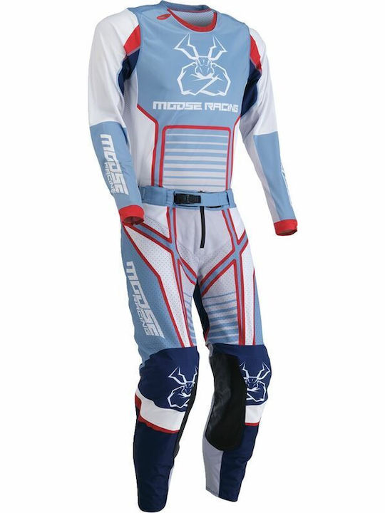 Moose Racing Agroid Pentru bărbați Tricou Motocross Mânecă lungă Multicolor