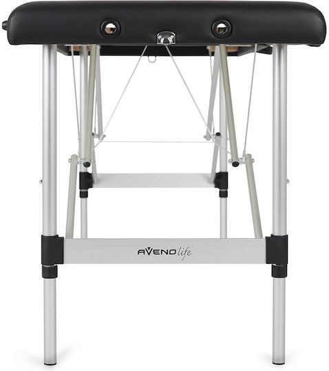 Habys Nina Comfy Base K515 Aluminum Portable Black Massage and Physiotherapy Bed 193x60cm