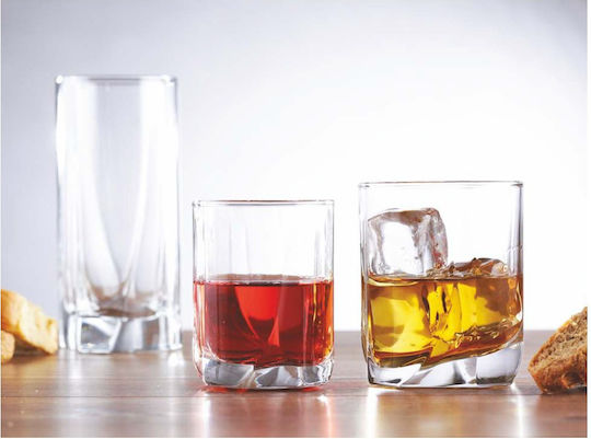 Uniglass Shine Set of Glasses Water made of Glass 360ml 3pcs