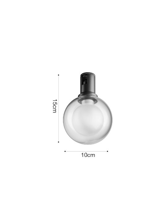 Inlight Deckenleuchte 10cm Schwarz mit Integrierter LED
