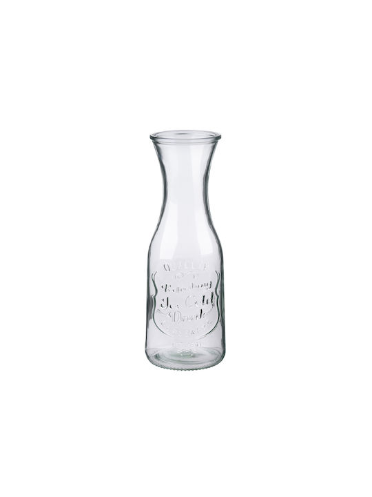 Alpina Appliances Set Gläser Cocktail/Trinken aus Glas mit Strohhalm 1000ml 4Stück