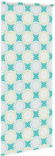 Vidaxl Shower Curtain Roll 90x240 cm Fabric Width 86 cm Blue