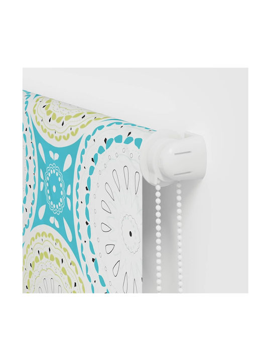 Vidaxl Shower Curtain Roll 90x240 cm Fabric Width 86 cm Blue