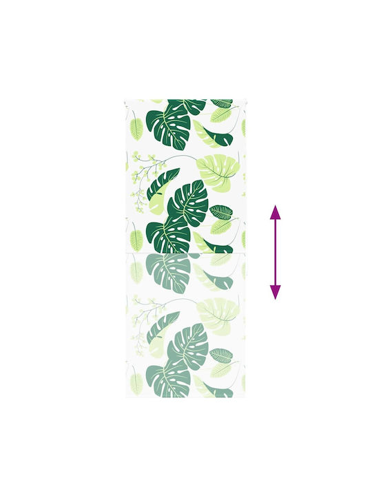 Vidaxl Perdea de Duș Rulou 90x240 cm Lățime Material 86 cm Verde