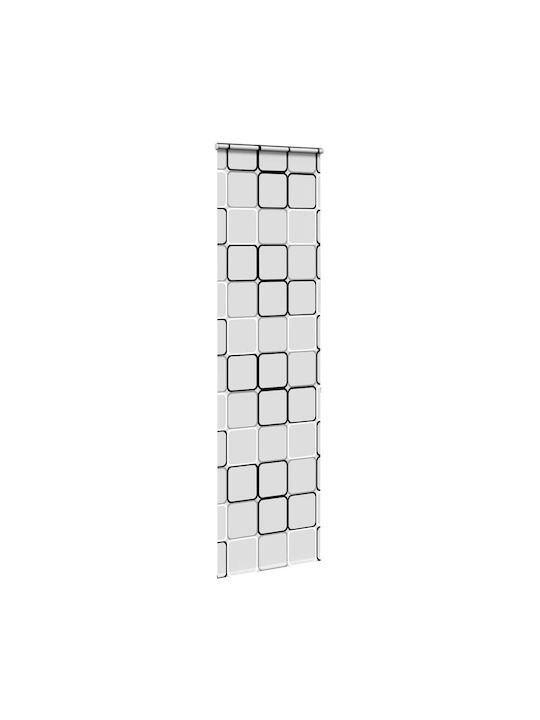 Vidaxl Duschvorhang Rollkassette 60x240cm Stoffbreite 56cm Mehrfarbig