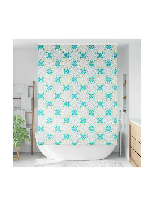Vidaxl Shower Curtain Roll Cassette 150x240 cm Fabric Width 146 cm Multicolored