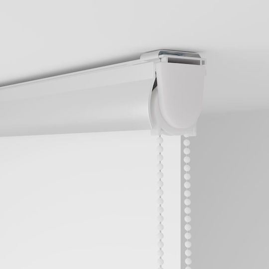 Vidaxl Shower Curtain Roll Cassette 140x240cm Fabric Width 136cm White
