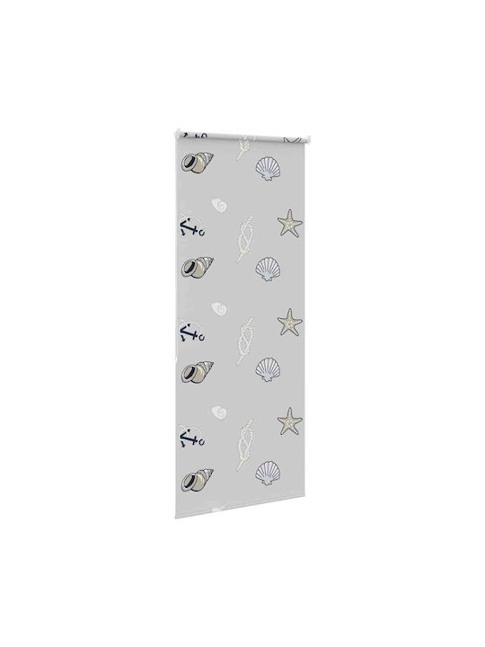 Vidaxl Shower Curtain Roll 110x240 cm Fabric Width 106 cm Grey