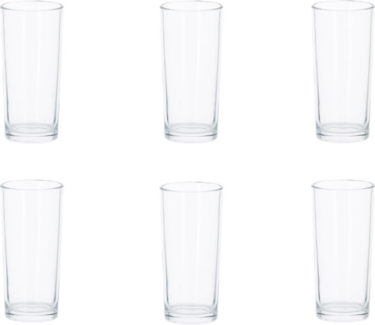 Alpina Appliances Gläser-Set Wasser aus Glas 230ml 6Stück