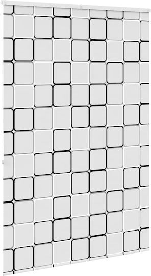 Vidaxl Shower Curtain Roll Cassette 150x240 cm Fabric Width 146 cm Multicolored